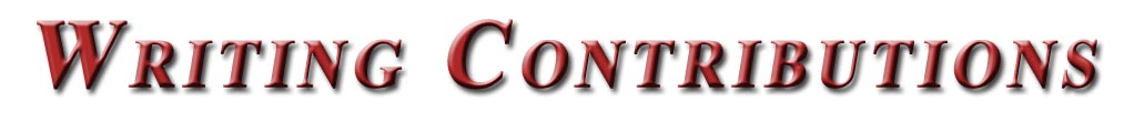 Writing Contributions